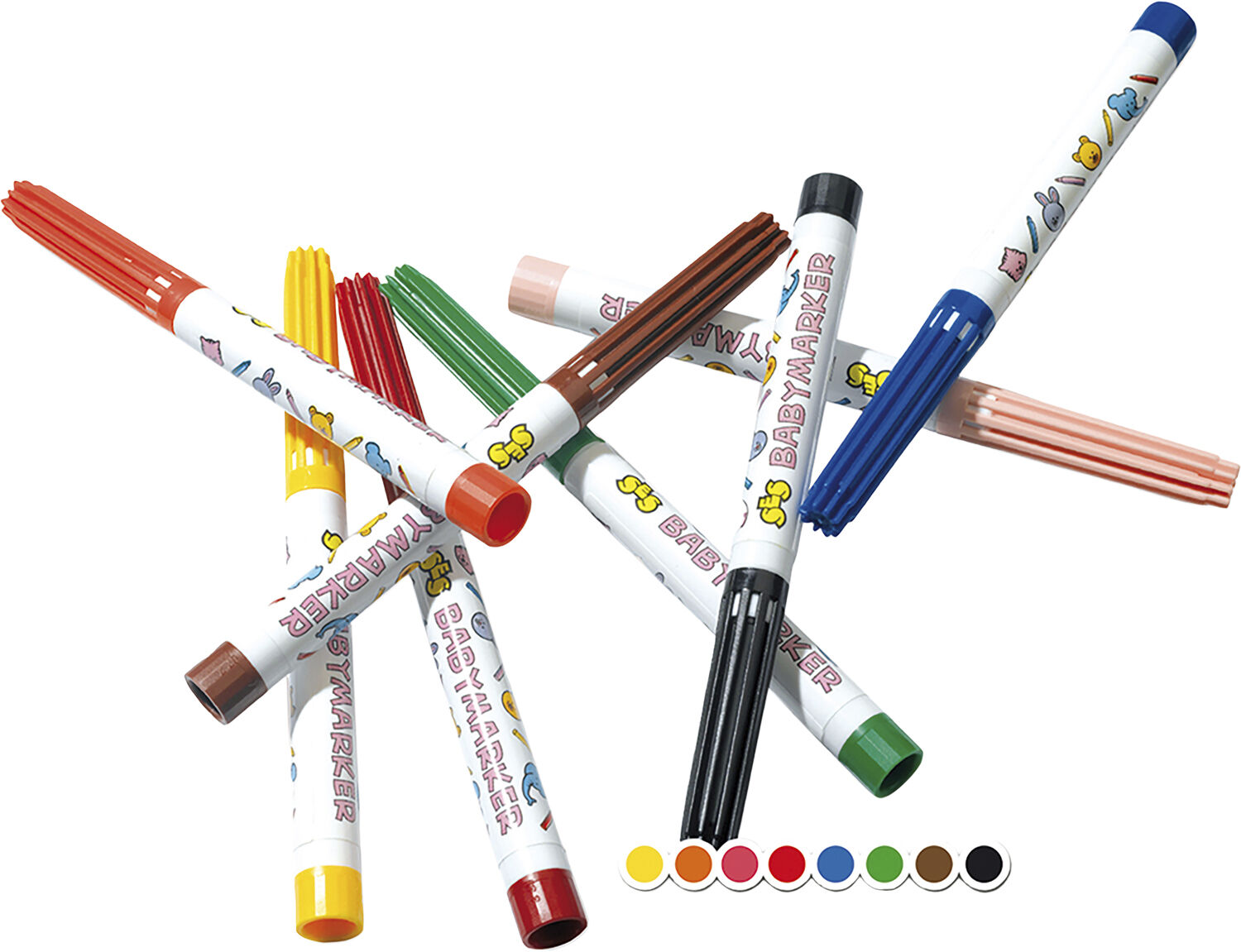 SES Creative - Mine f&oslash;rste tusser - 8 farver