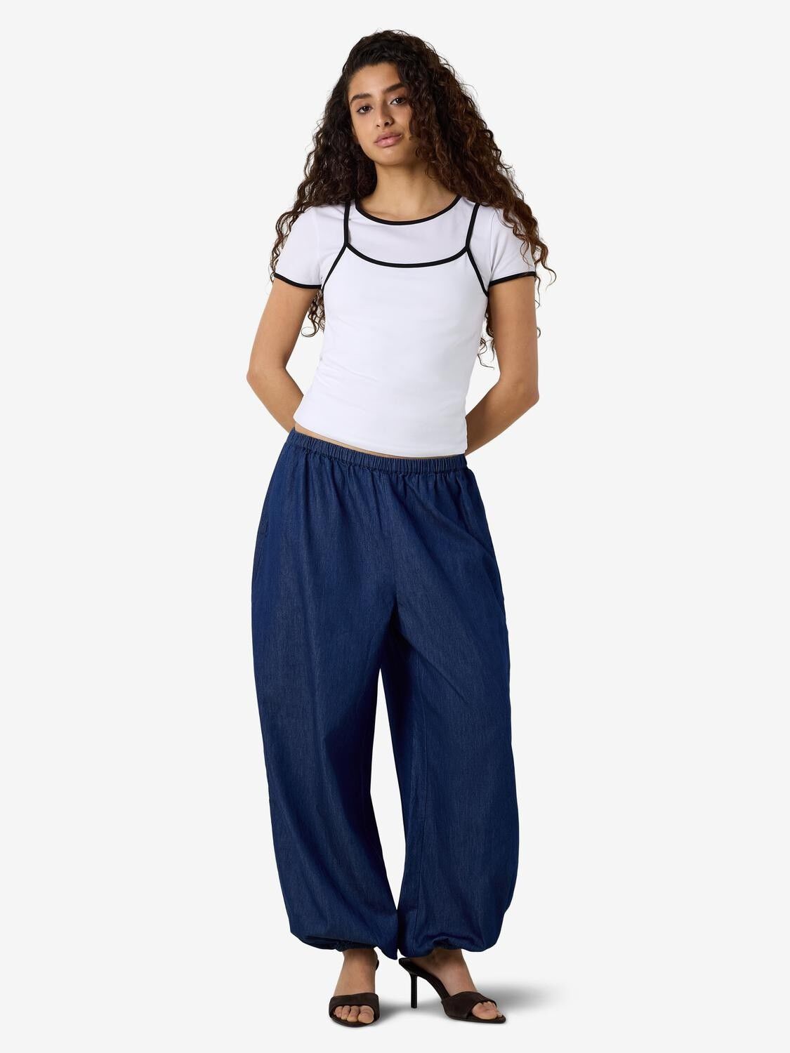 NMKERRY S/S DOUBLE LAYER TOP /TNT14