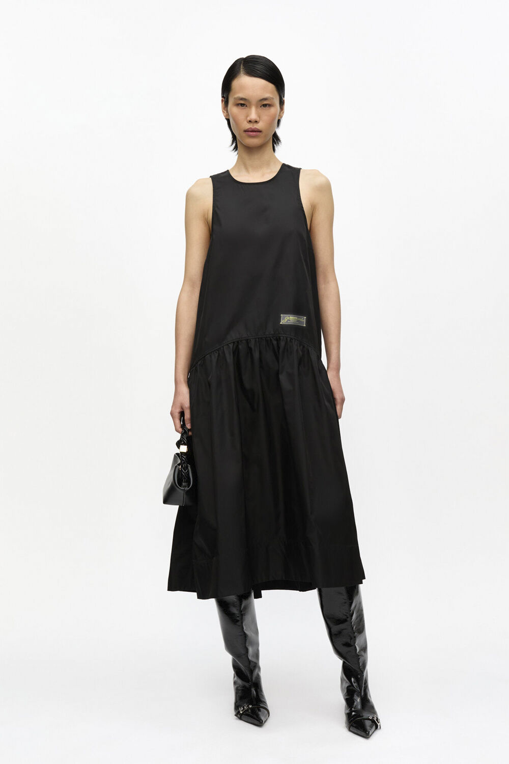 Duchesse Nylon Midi Dress