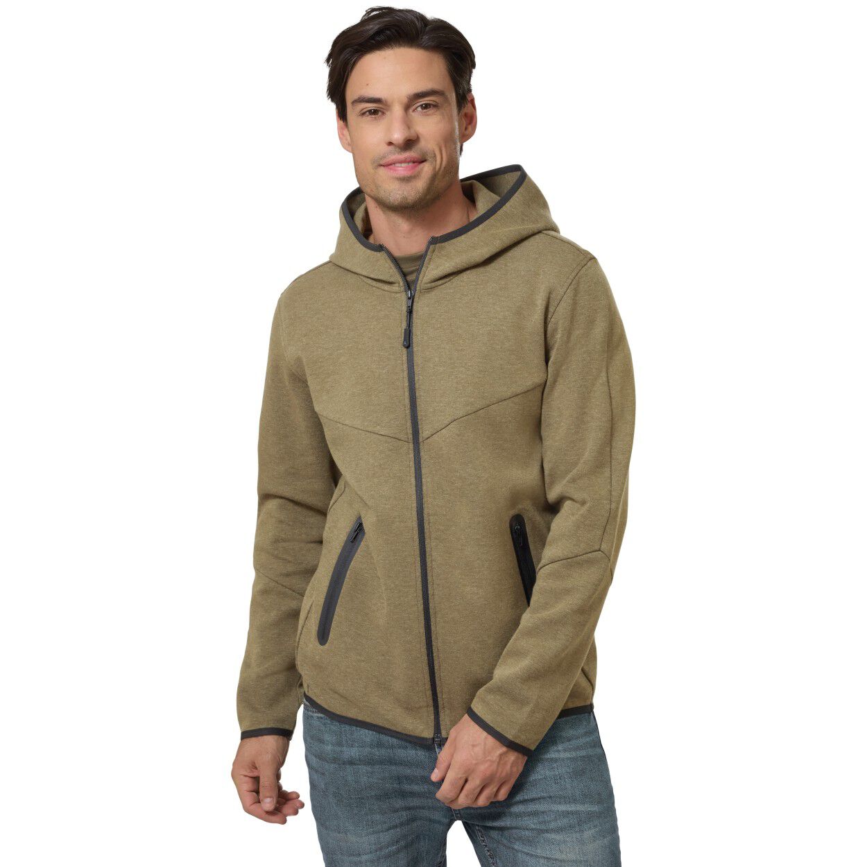 Casual Active Full Zip H&aelig;ttetr&oslash;je