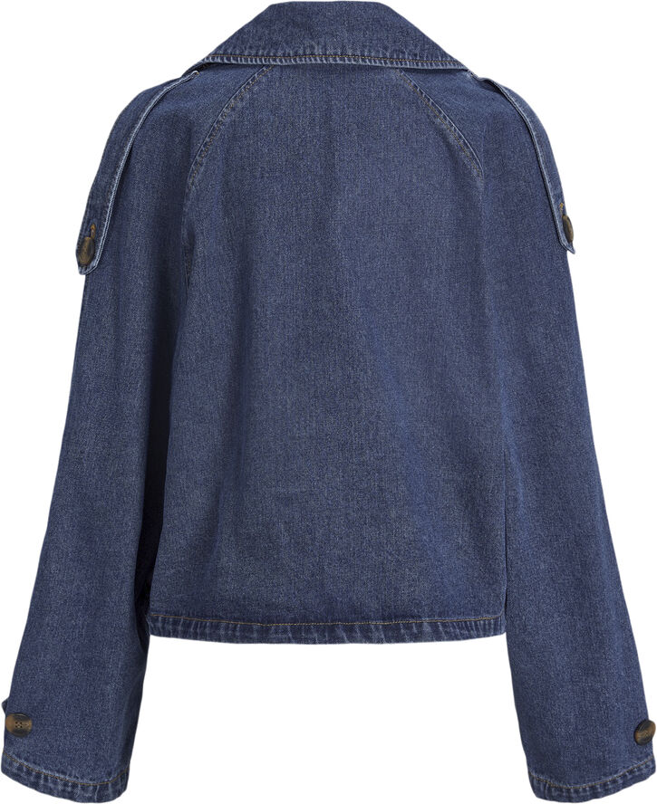 JXCARLIE SHORT LS DENIM TRENCHCOA D