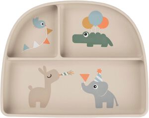 Stick&Stay inddelt tallerken Celebration Sand