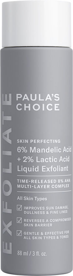 Skin Perfecting 6% Mandelic Acid + 2% Lactic Acid Liquid Exfoliator