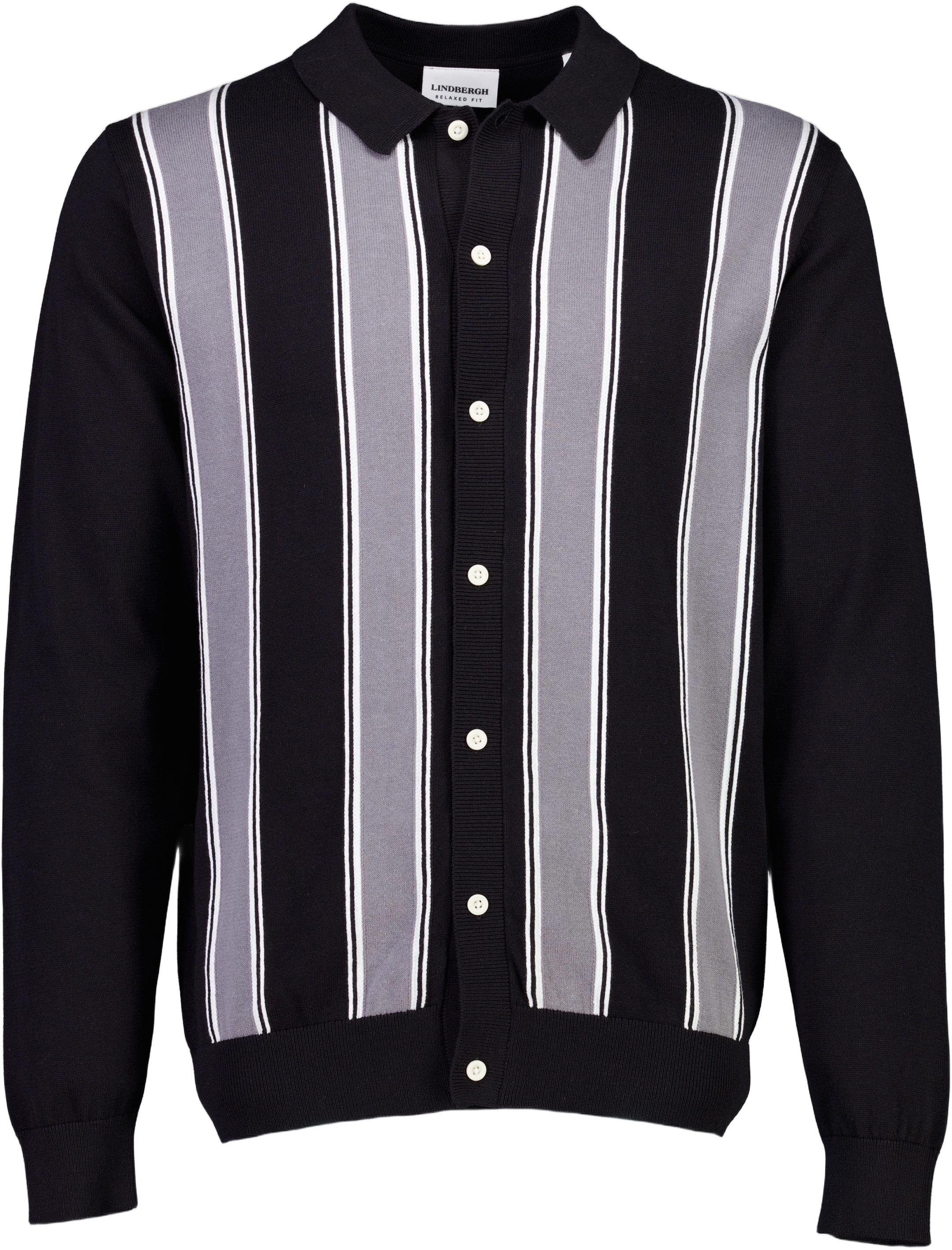 Knitted polo cardigan L/S