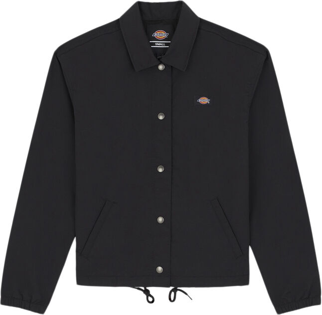 OAKPORT CROPPED COACH JACKET W BLAC