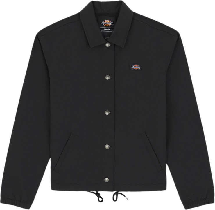 OAKPORT CROPPED COACH JACKET W BLAC