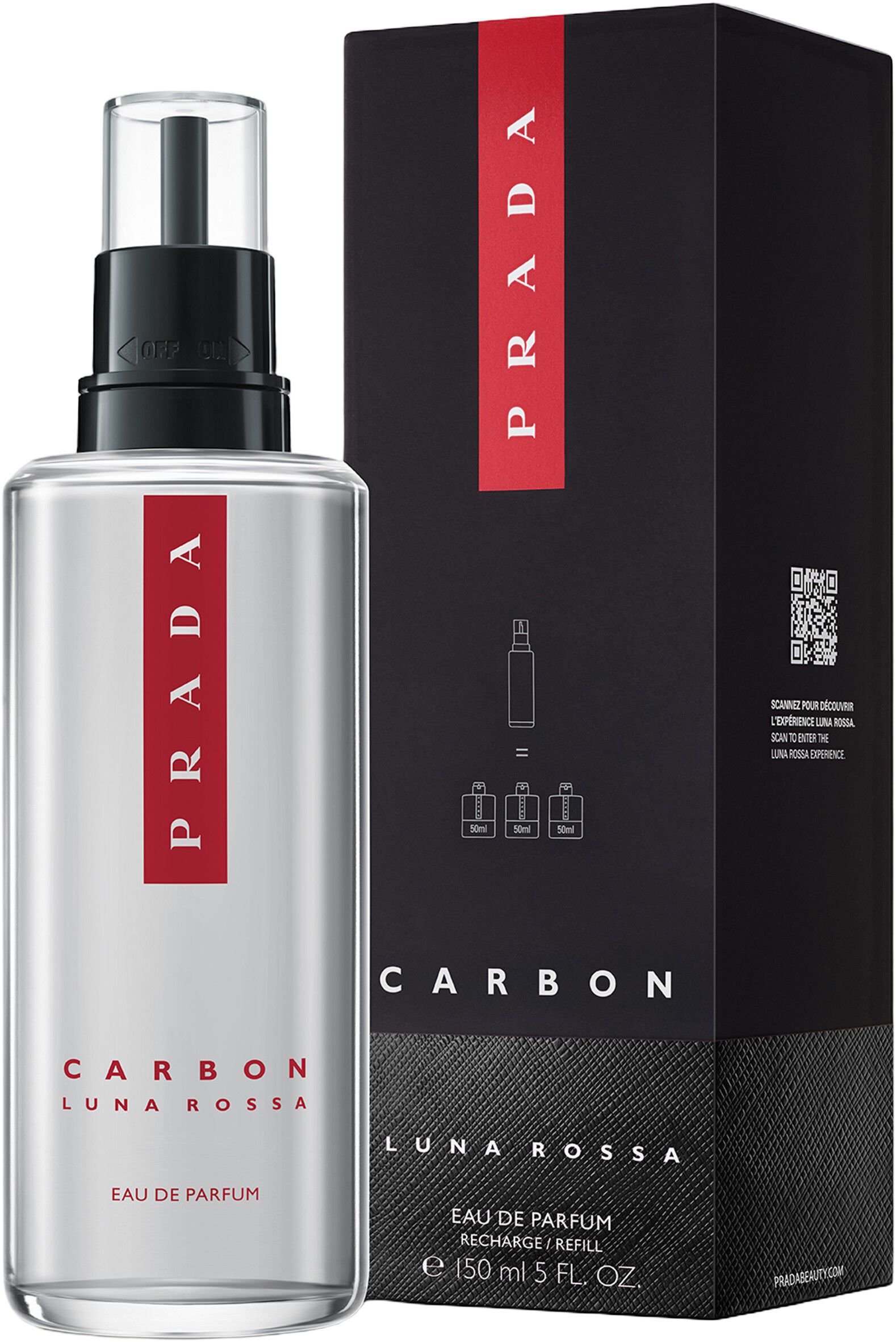 Prada Luna Rossa Carbon Eau de Parfum Refill