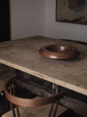 Rond Bowl, H12,5, Wood