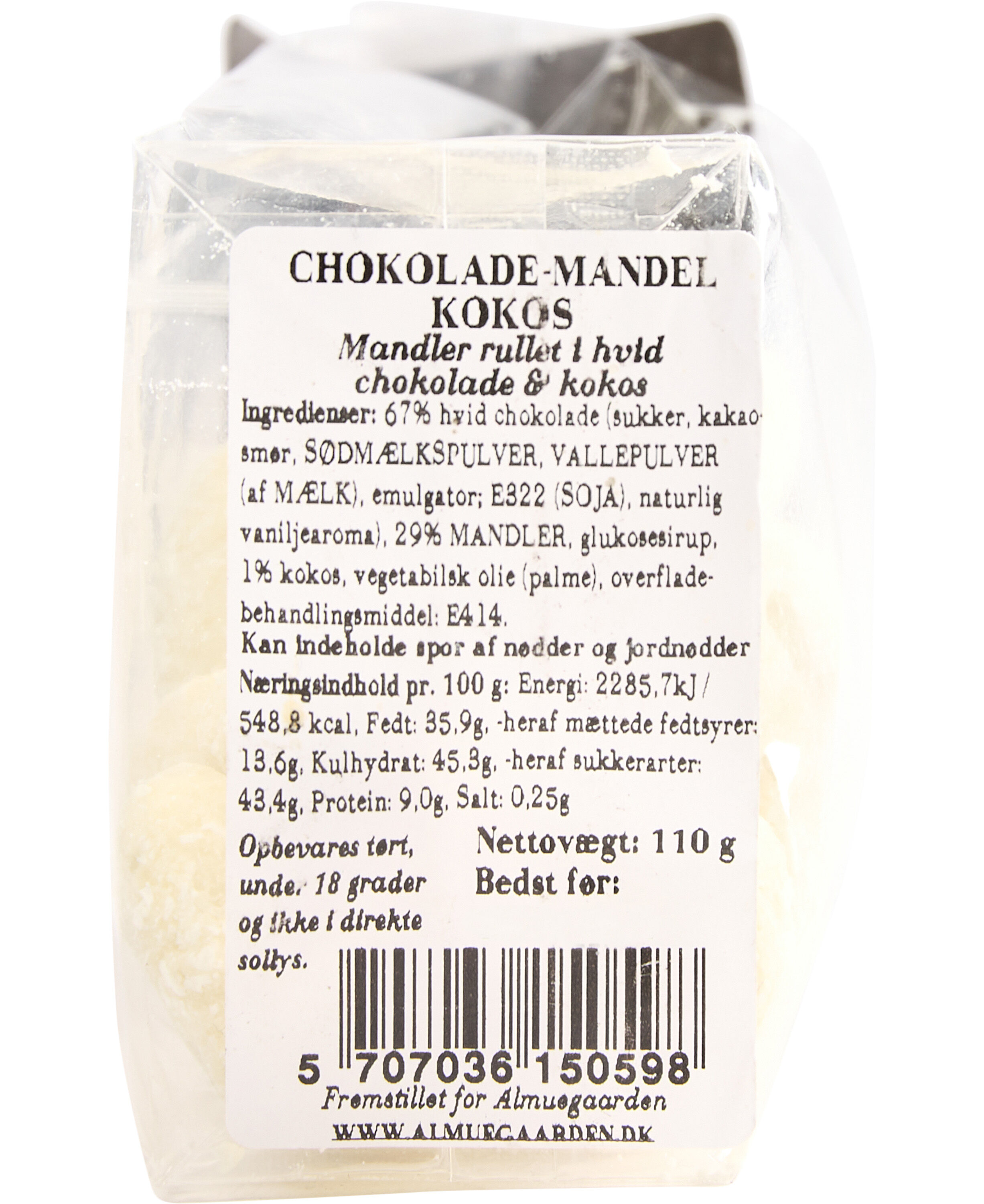 Kokos choko-mandler