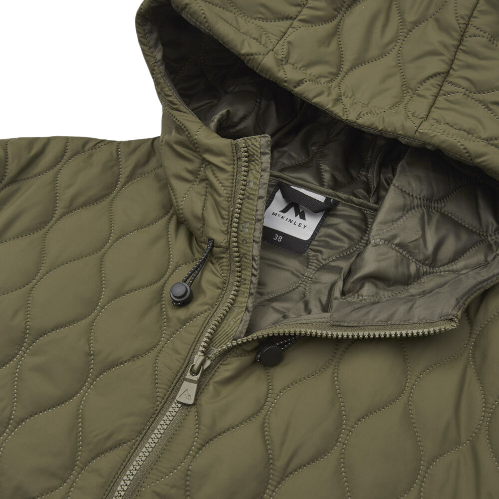 Line Hood Quilt jakke