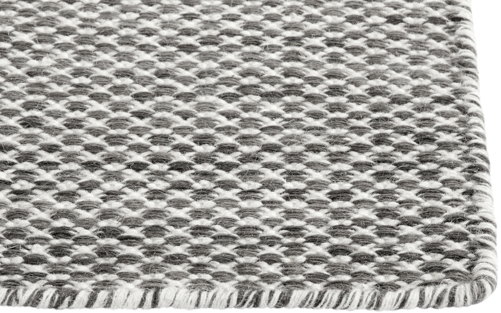 Moir&eacute; Kelim-140 x 200-Grey