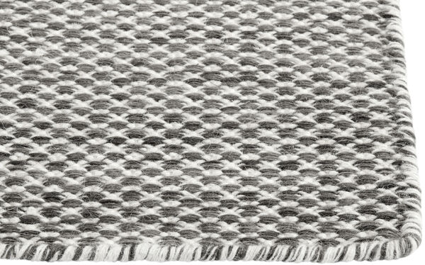 Moiré Kelim-140 x 200-Grey