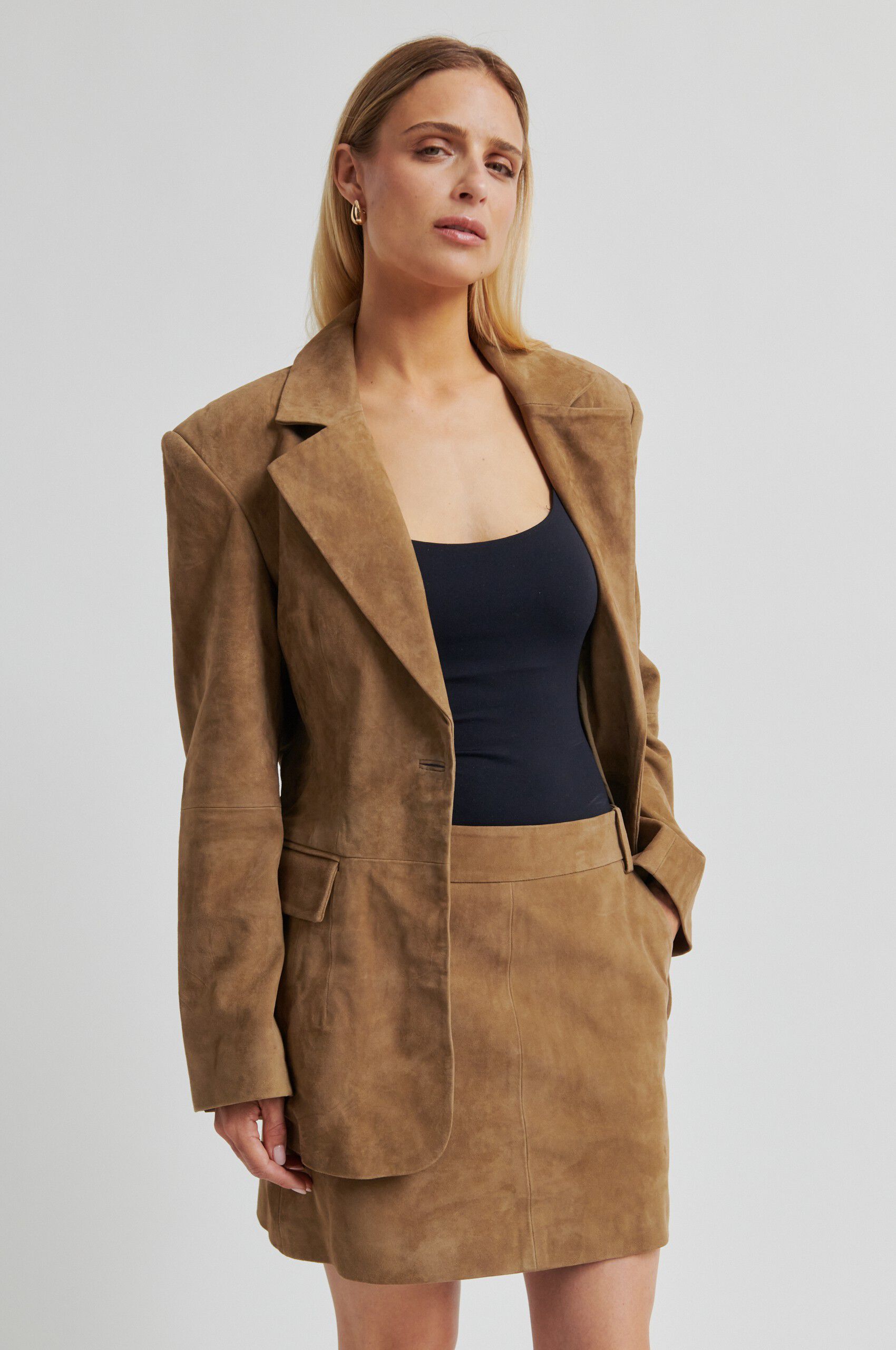 Suellen Mini Suede Skirt
