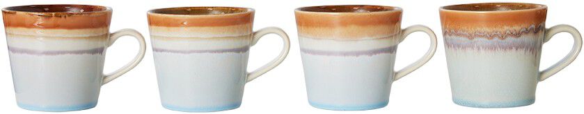 70s ceramics cappuccino mug ash