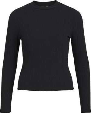 OBJADRIANNA L/S O-NECK TOP NOOS