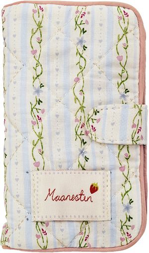 Jewelry Clutch Summer Stripes Blue