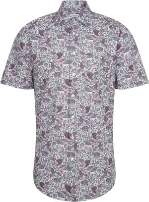 Business Shirt Regular Short sleeve Kent-Collar Print