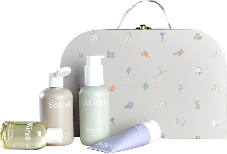Dear Baby Skin Care Kit- Lækker kuffert med hudplejeprodukter til baby