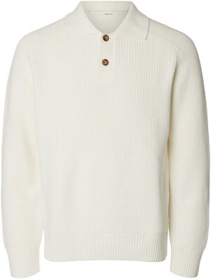 SLMPIM LS KNIT POLO CAMP