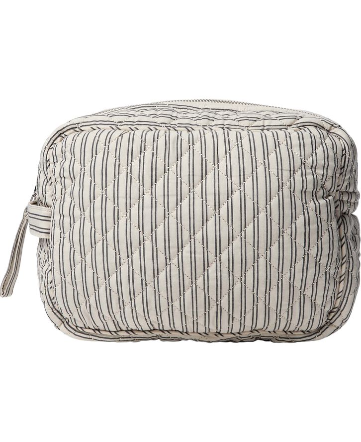 Moira 2 G toilettaske Beige / White Double Stripe