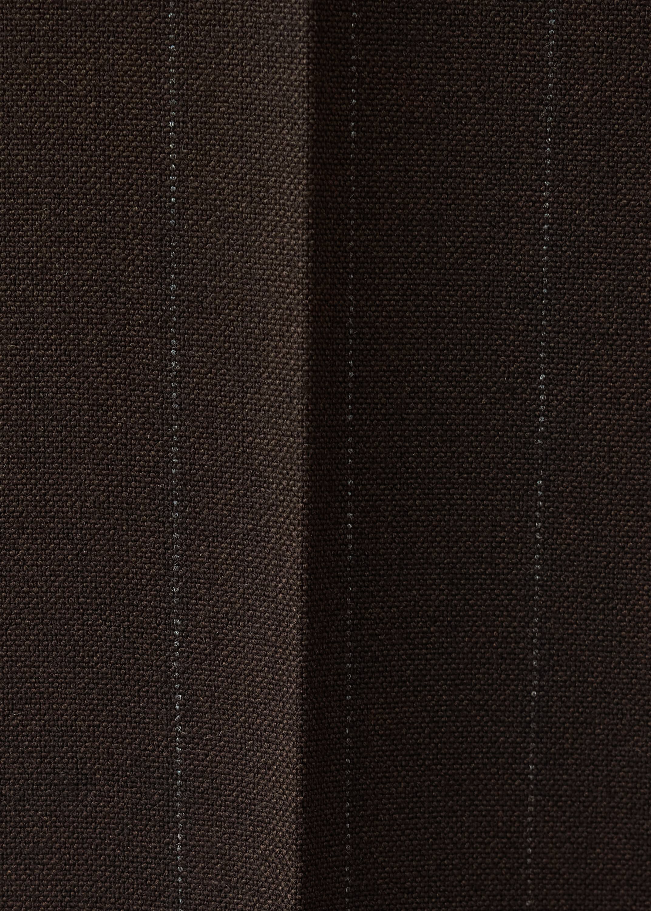 Pinstripe suit trousers