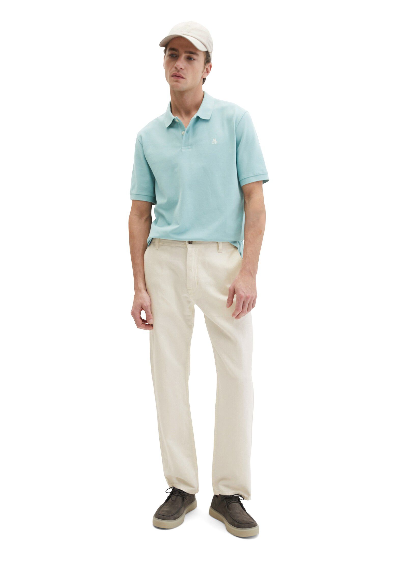 Polo shirt, short sleeve, button pl