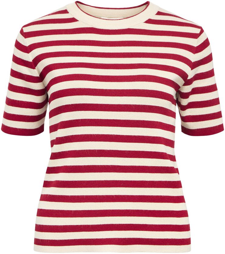 OBJESTER S/S NEW KNIT PULLOVER NOOS