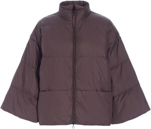 Feather down jakke med krave