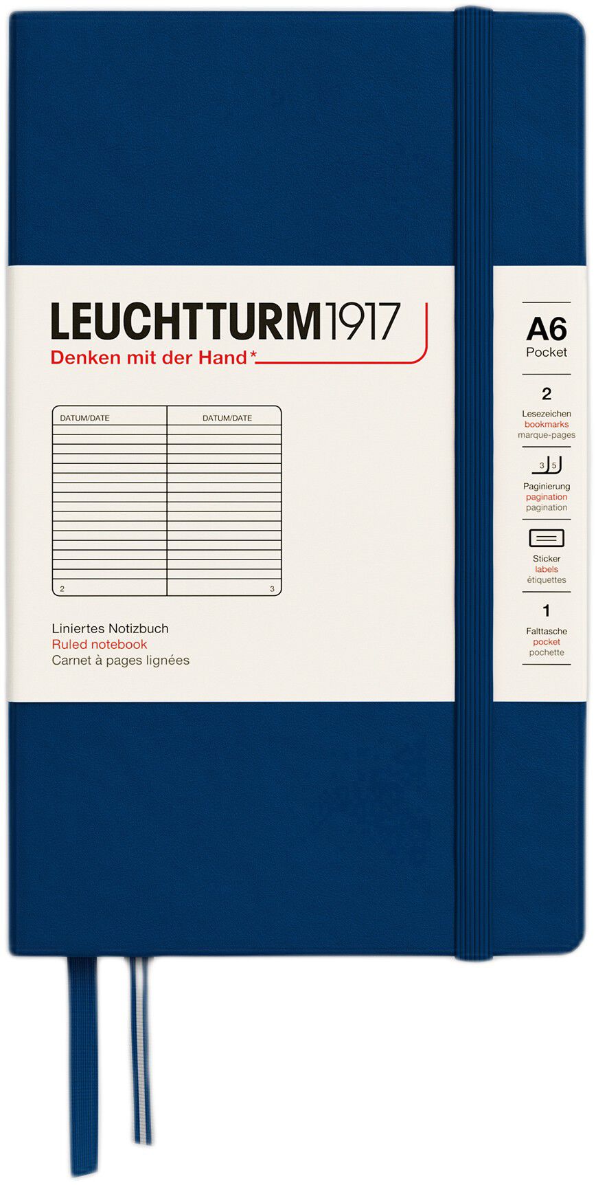 LT1917 Notebook hardcover linjeret 185s