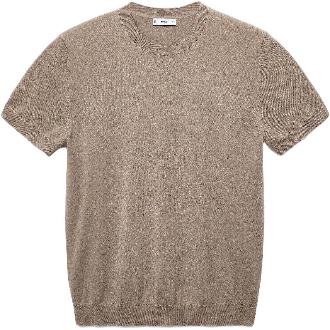 Cotton fine-knit t-shirt