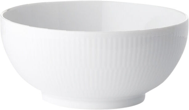 Hvid Riflet 47 cl. sk&aring;l