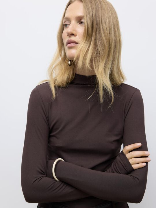 AWULA HEAVEN LS HIGH NECK TOP