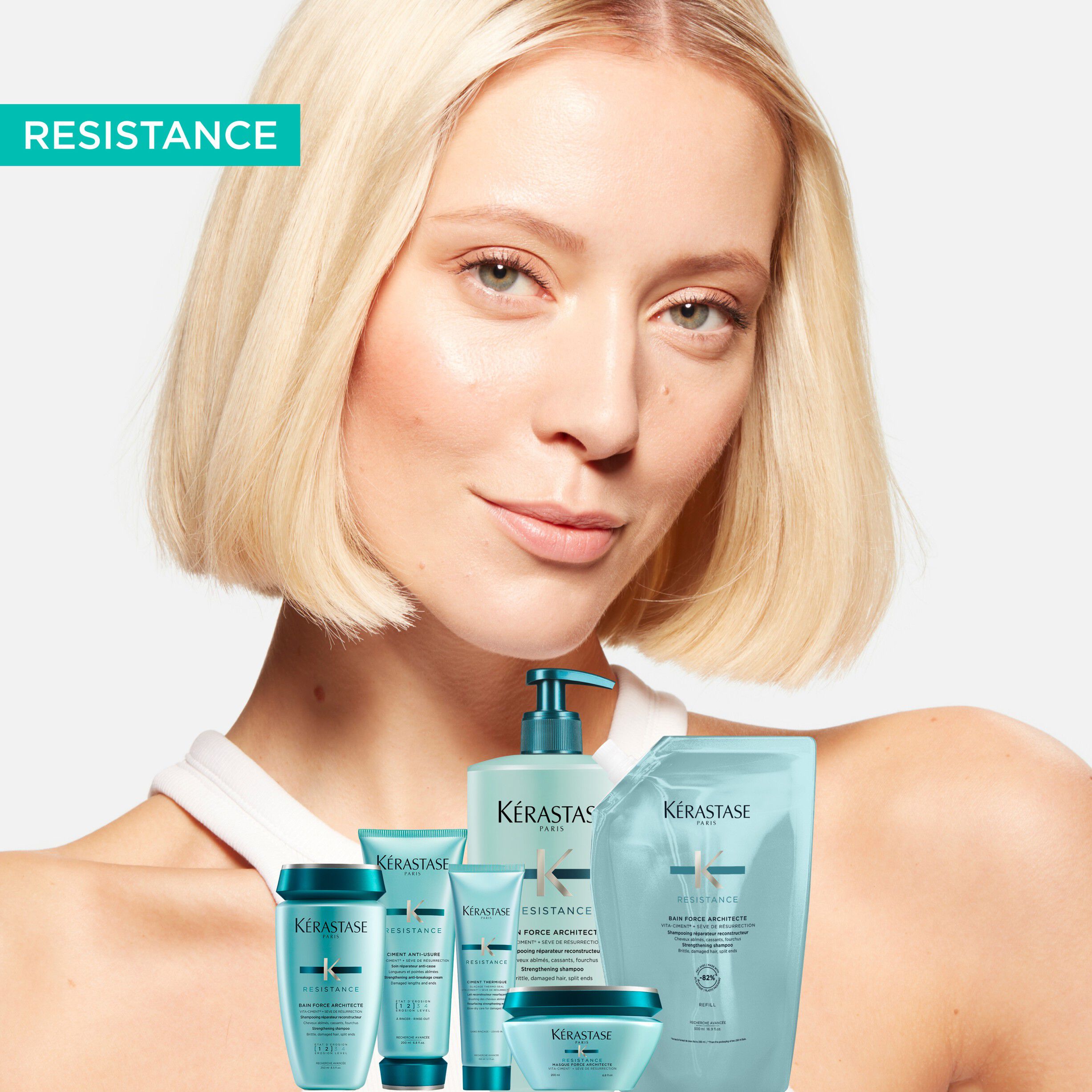 K&eacute;rastase Resistance Bain Force Architecte Shampoo 500ml Ref