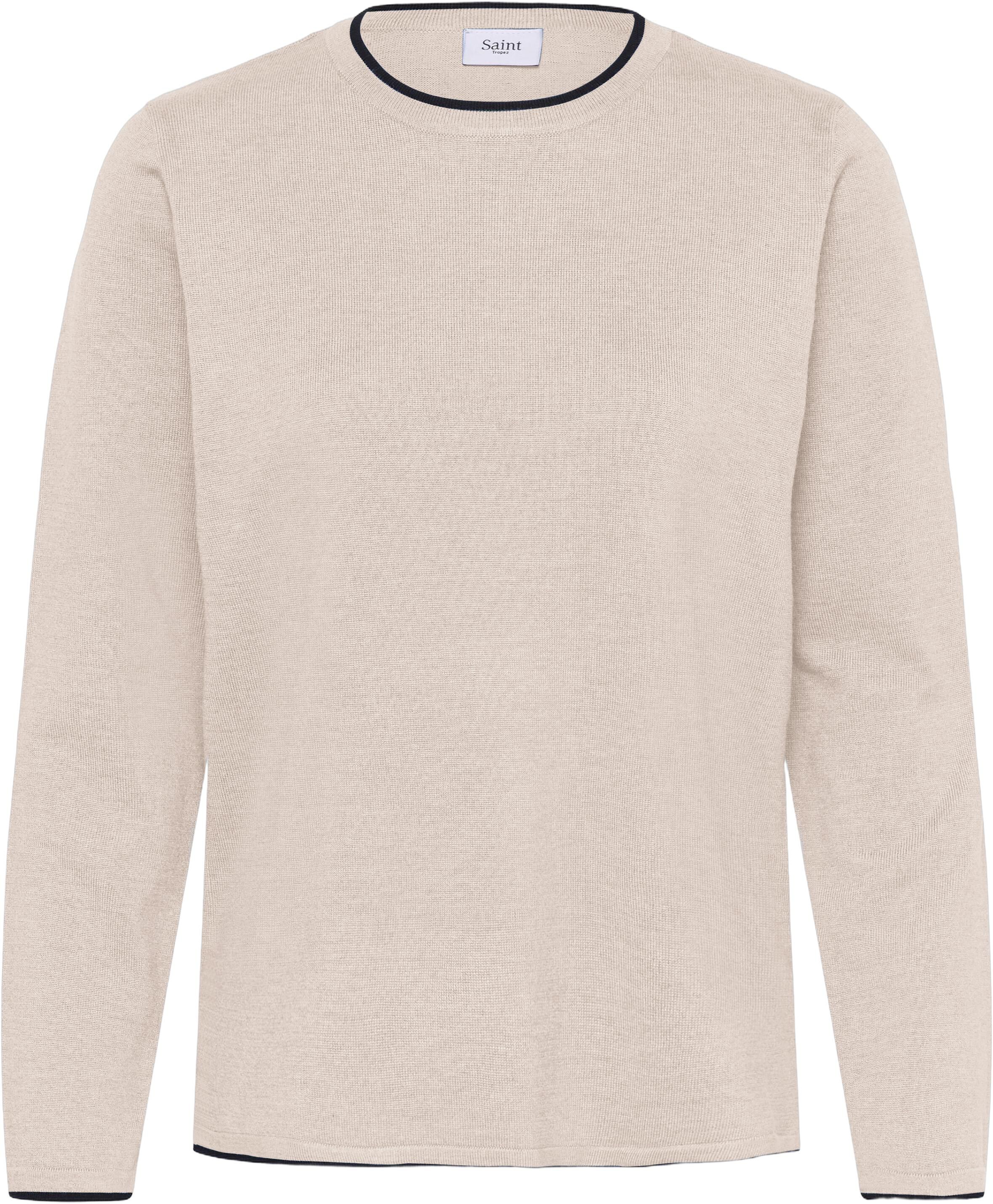 MilaSZ LS Contrast Pullover
