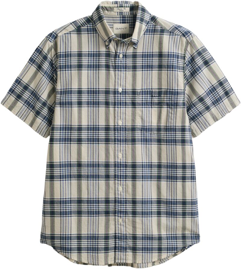 Reg Indian Madras Check Ss Shirt