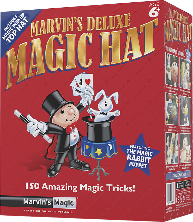 Marvins Magic - Tryllesæt Deluxe kanin og høj hat