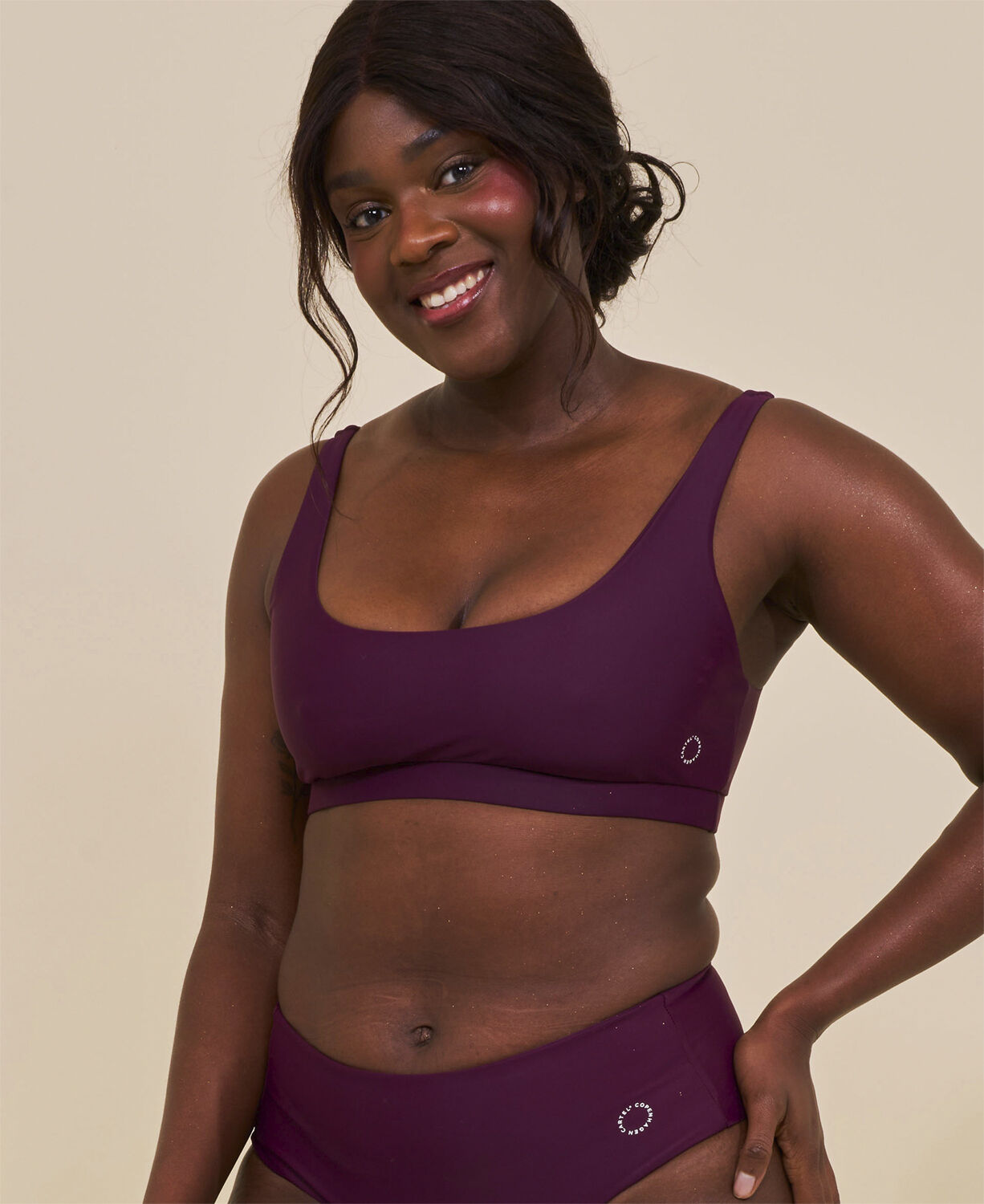 Agung sporty bikini top - Cartel Blue