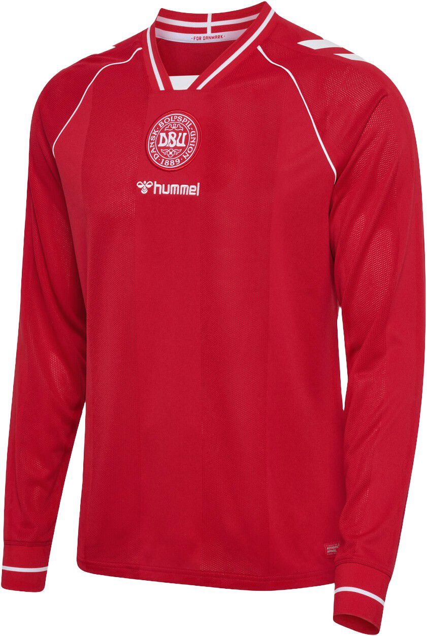 DBU Danmark 26 Voksen Lang&aelig;rmet Hjemmebanetr&oslash;je
