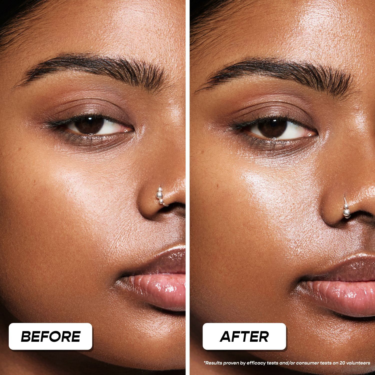 A.M. GLOW Daily Dew Serum, der reparerer og giver gl&oslash;d, med Centella