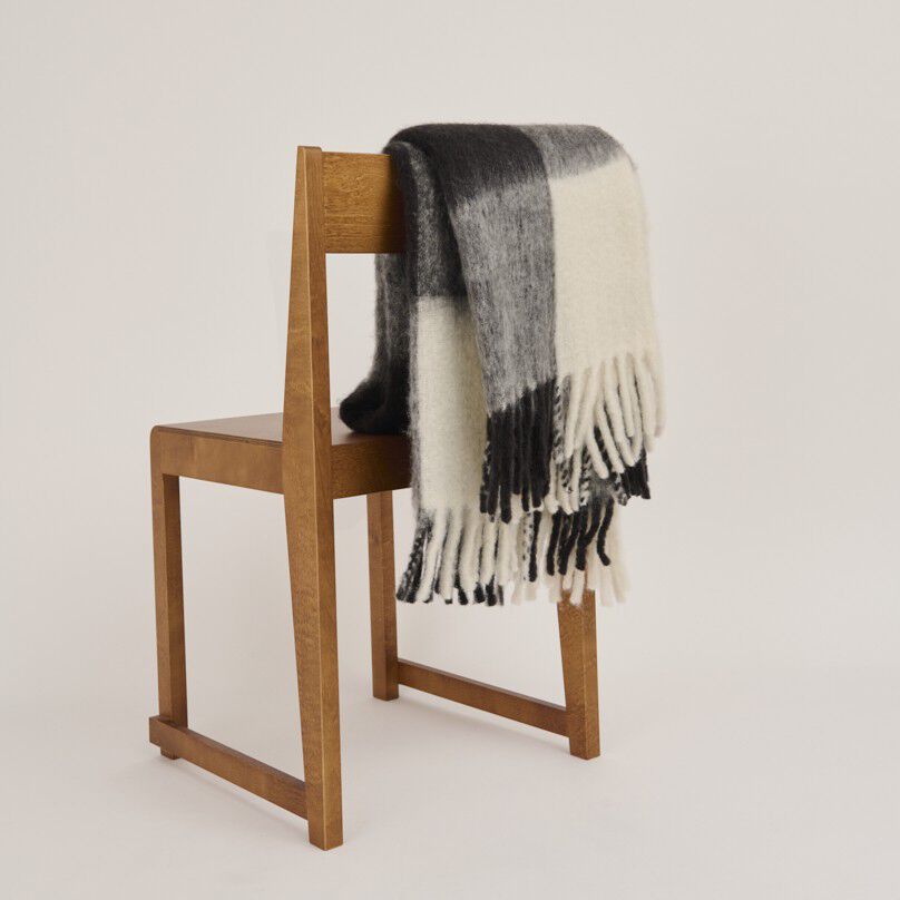 Medium fluffy plaid, check