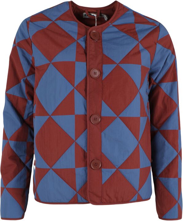 Daneland AOP Thermo Jacket Dk Brick/Warm Blue DIAMETRIC