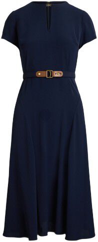 Belted Georgette Dress