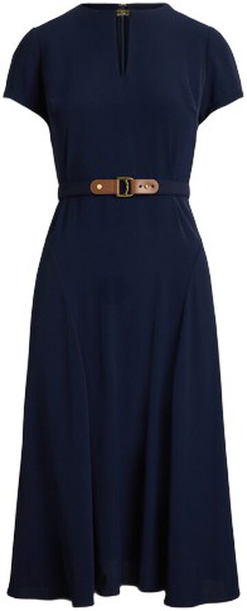 Belted Georgette Dress