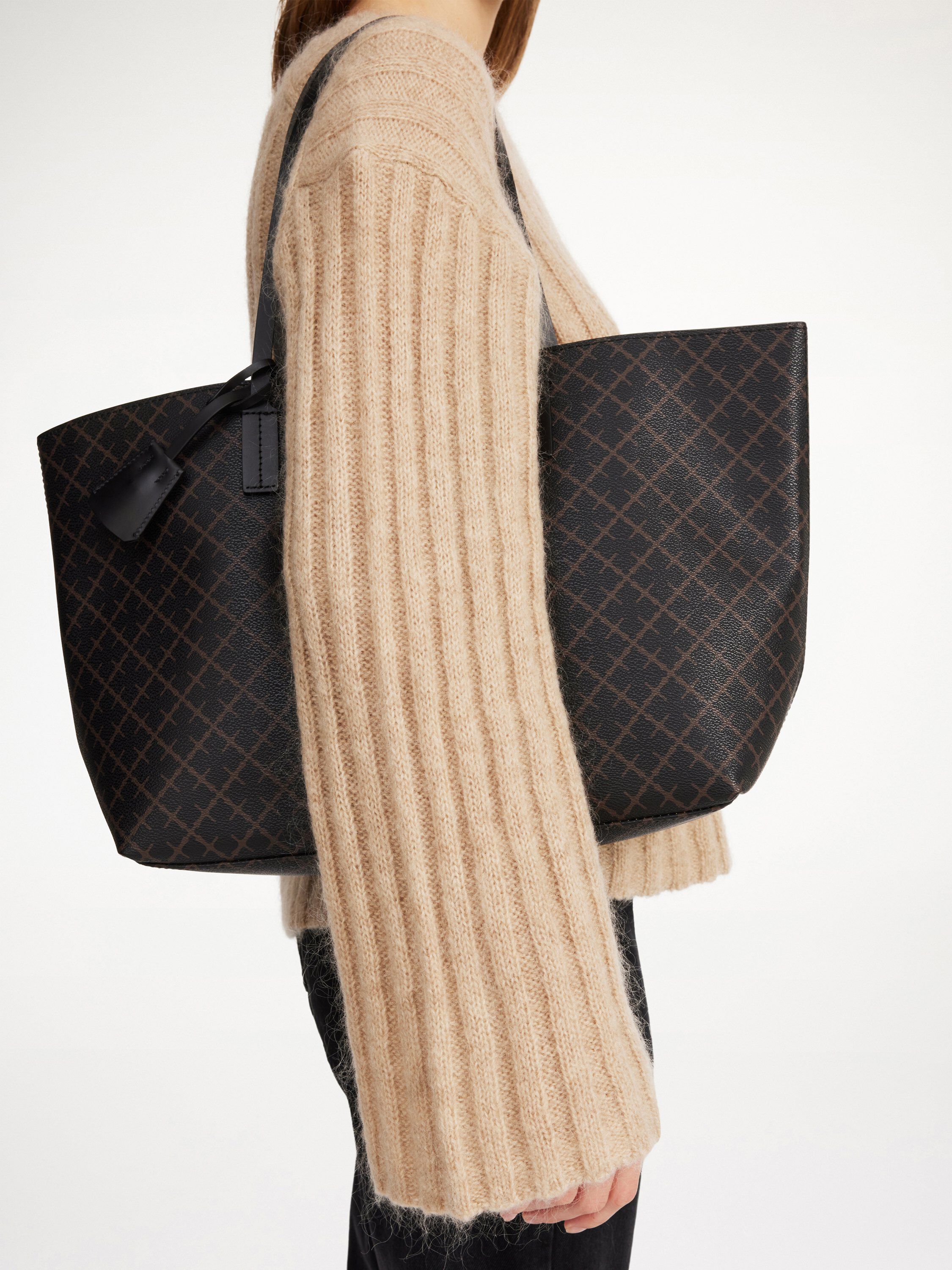 Abigail tote bag med print