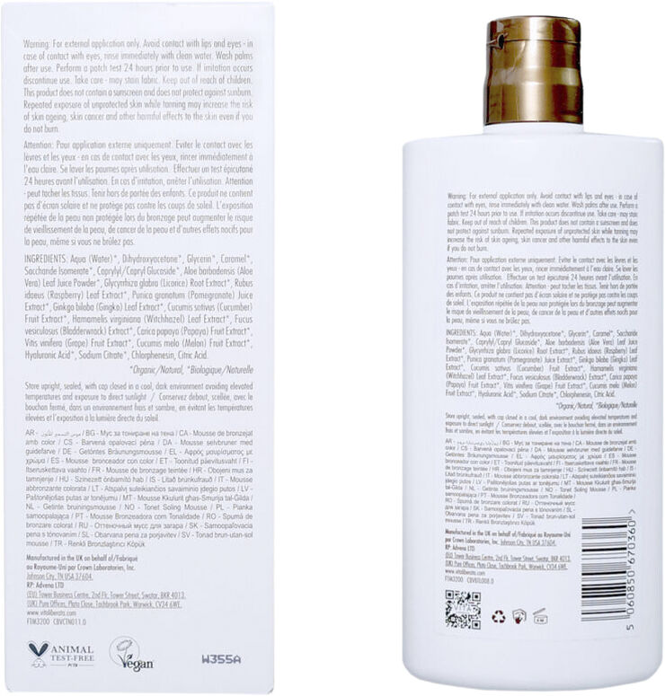 Clear Tanning Mousse Medium 200 ml