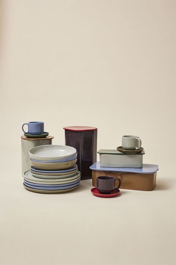 Amare Skrivebordsordner Small Sand/Grøn