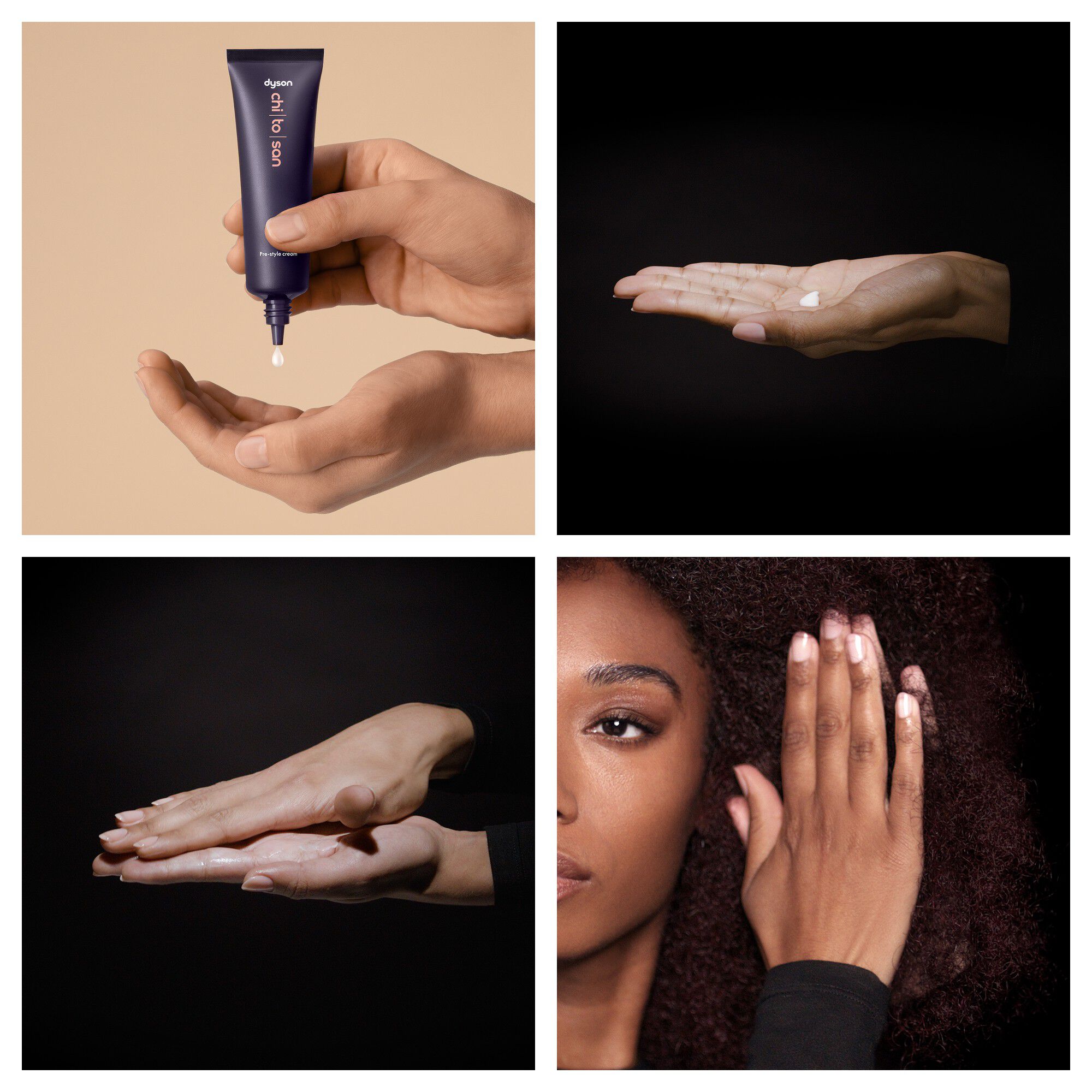 Chitosan Pre-style Cream Mini Curly to Coily, Light Conditio