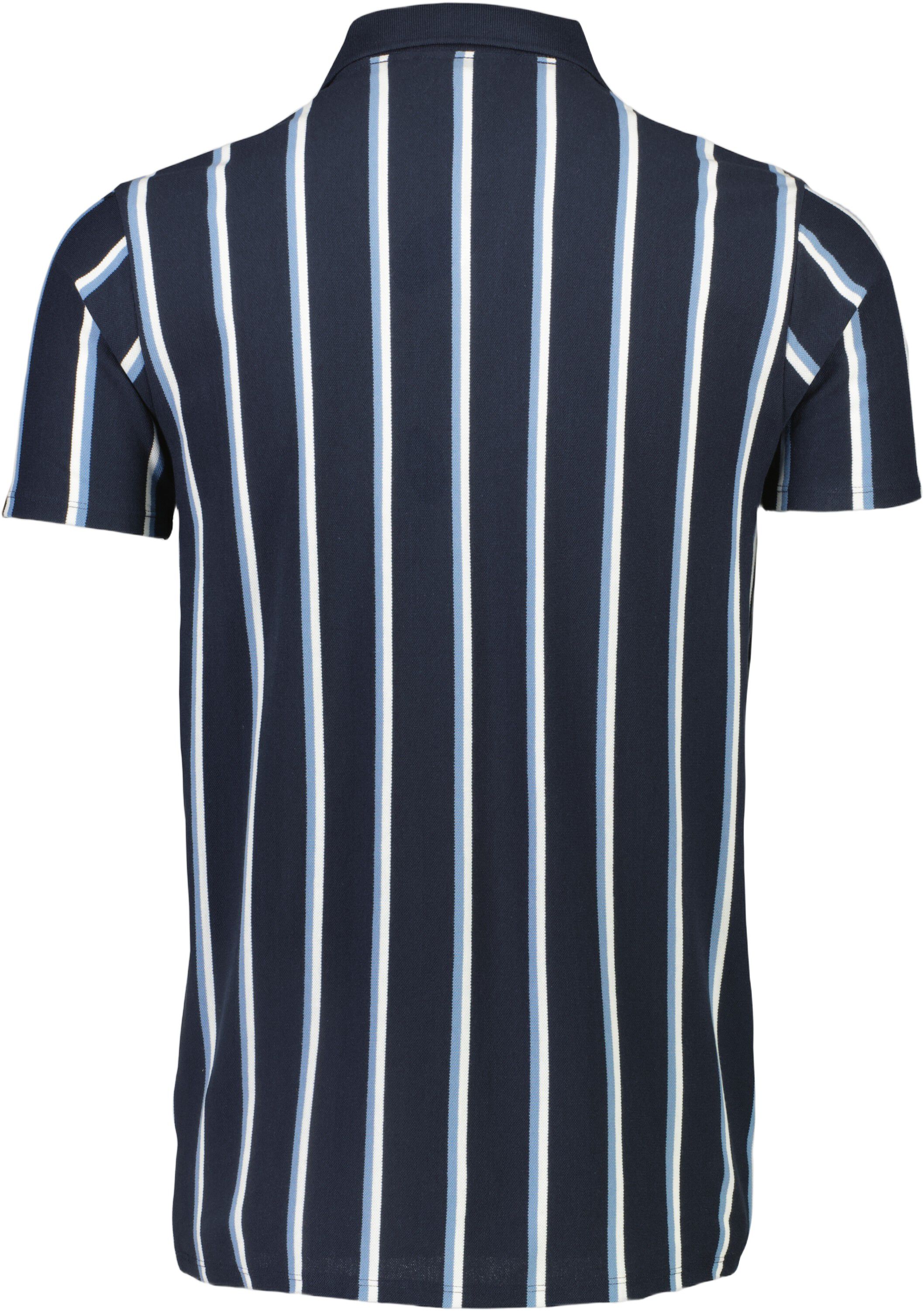 Striped piqu&eacute; polo shirt S/S