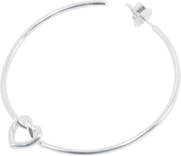 Big Tied Heart Hoop
