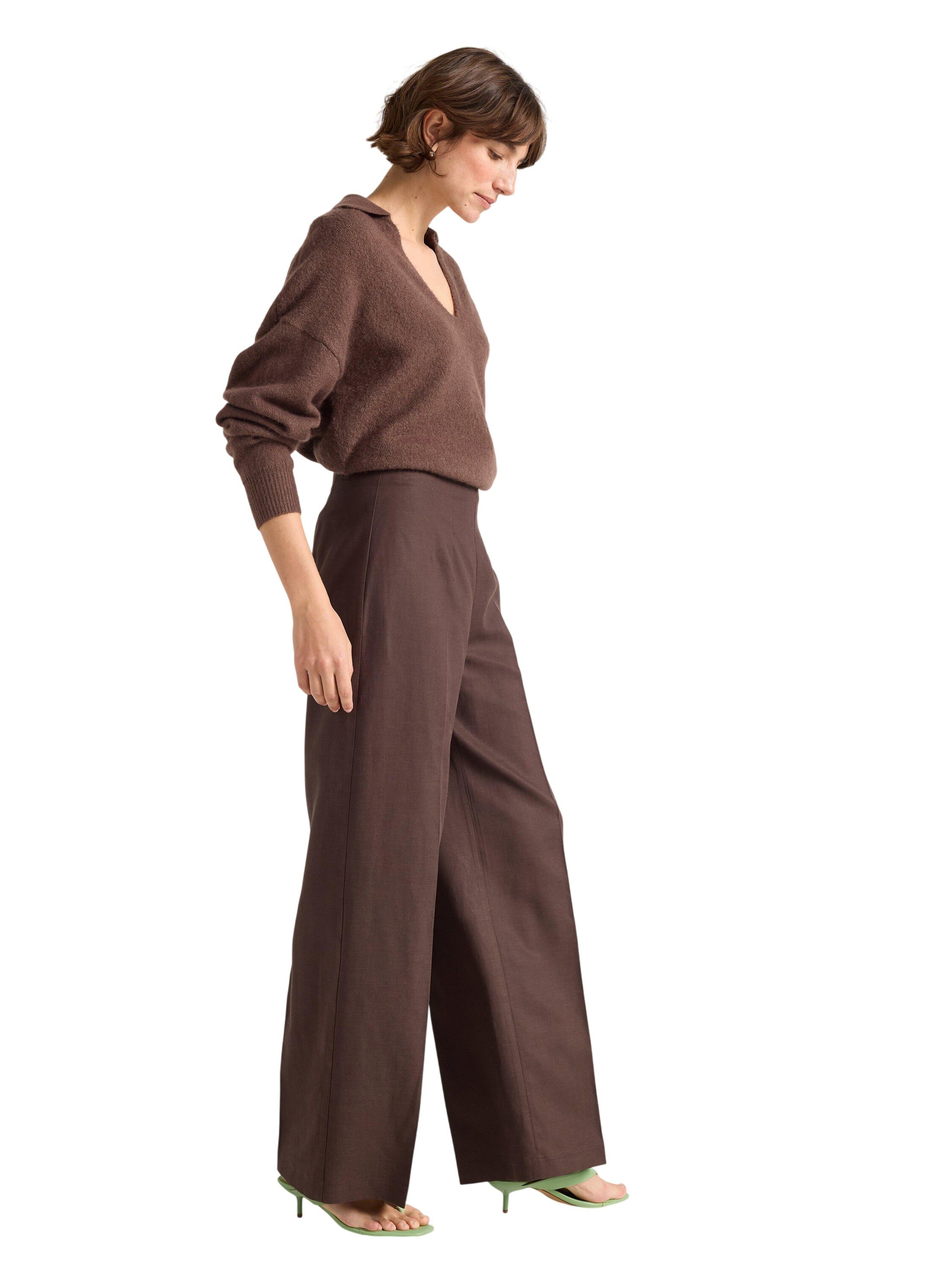 Vid bukse med normal midje og skjul